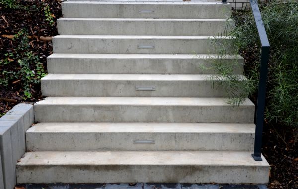 Poured Step Installation in Wheaton