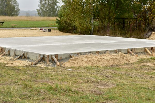 Slab Foundation Installation in Wheaton