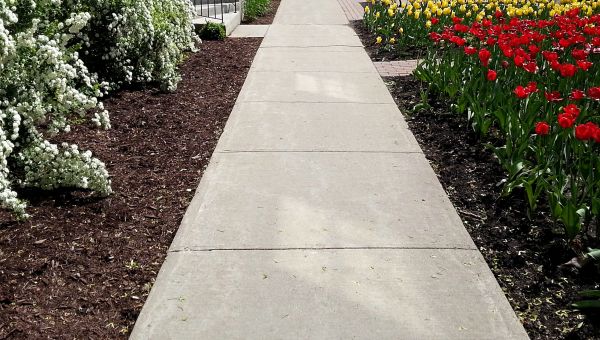 Cement Sidewalk Installation in Wheaton