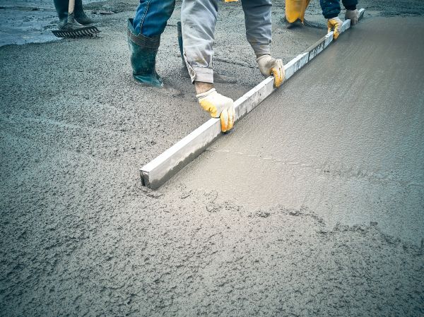 Cement Slab Installation in Wheaton