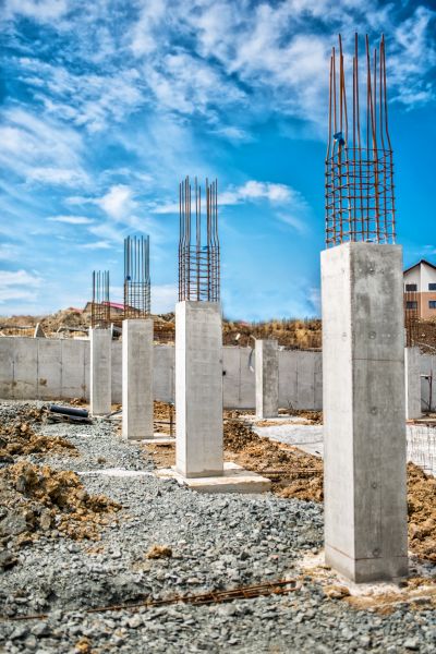 Concrete Footer Pouring in Wheaton