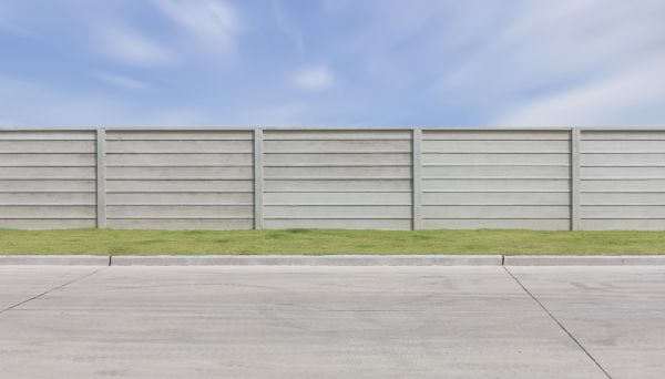 Concrete Fence Installation in Wheaton