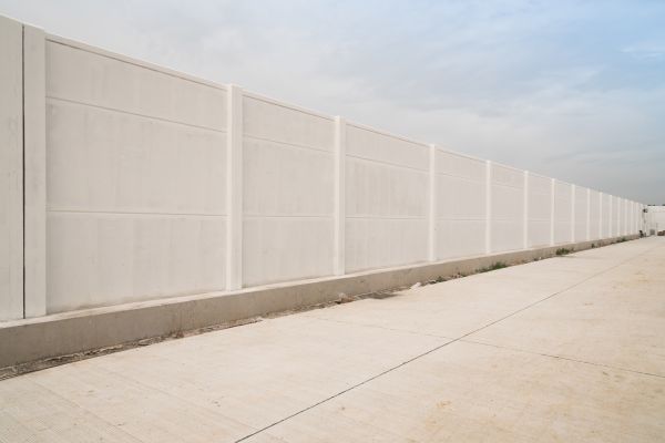 Concrete Fence Construction in Wheaton