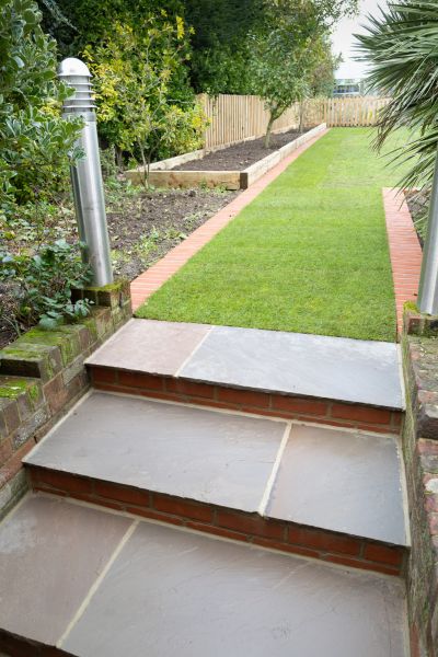 Backyard Steps Installation in Wheaton
