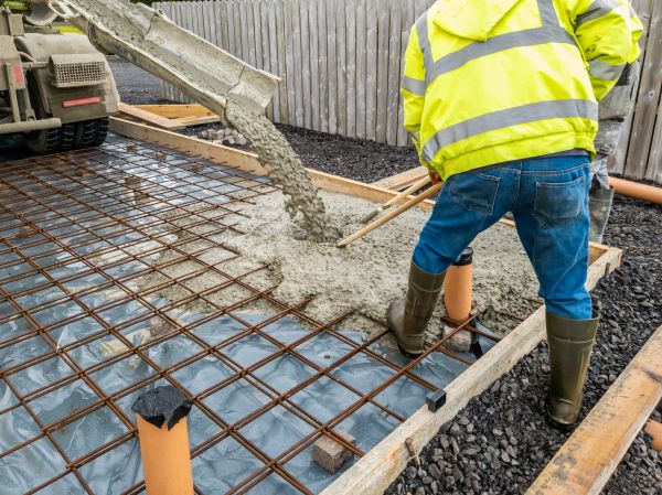 Basement Slab Pouring in Wheaton