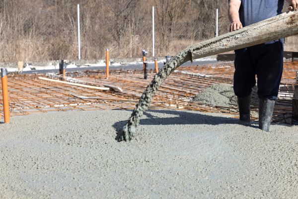 Pole Barn Slab Pouring in Wheaton