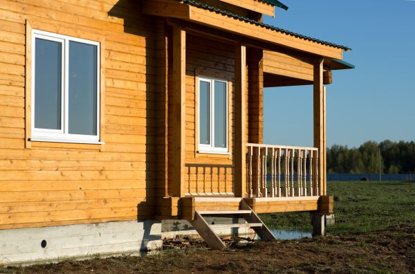 Cabin Footing Construction in Wheaton