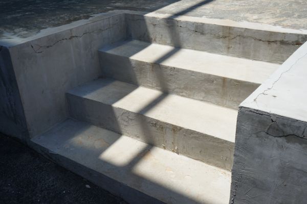 Poured Steps Installation in Wheaton